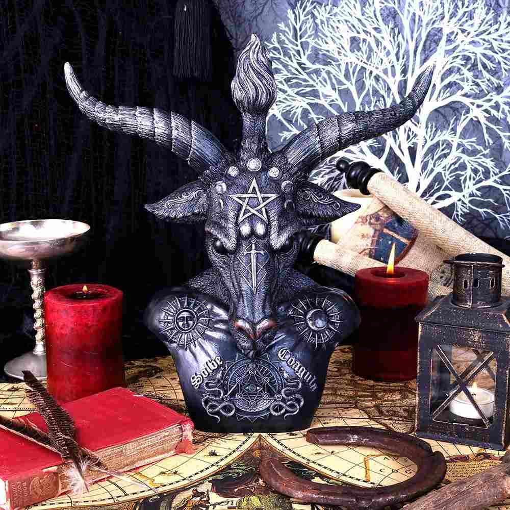 Nemesis Now - Baphomet buste Dekorative Figur - Schwarz